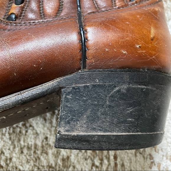 Vintage Leather Cowboy Boots - Picture 9 of 12